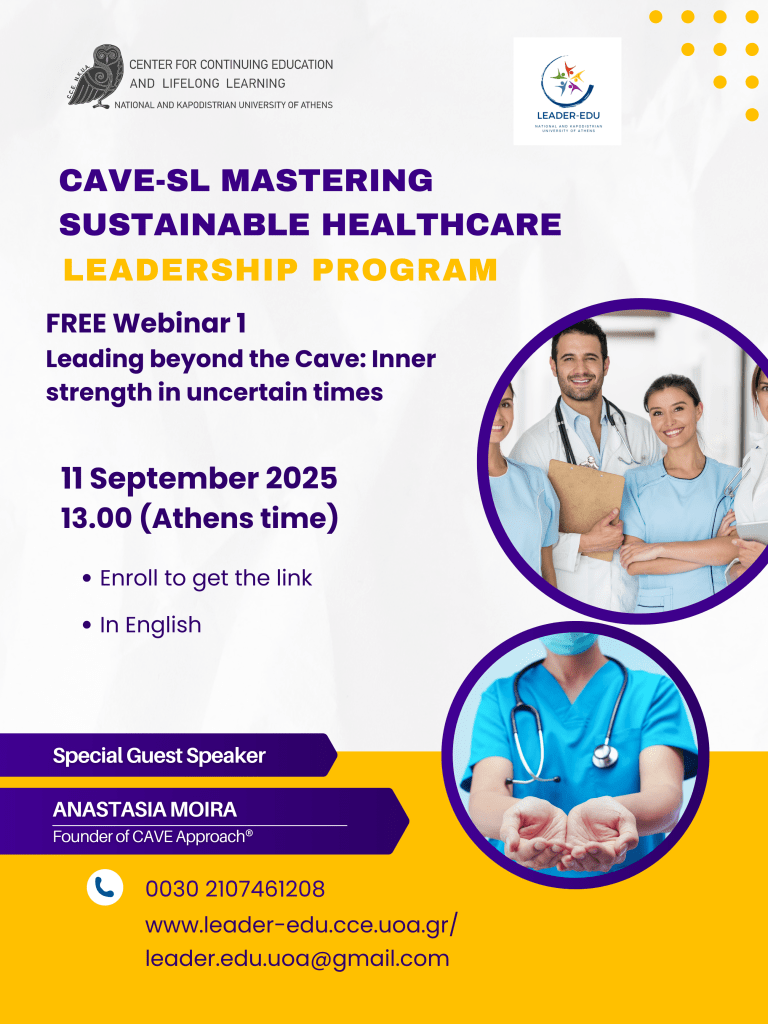 CAVE-SL Mastering Sustainable Healthcare Leadership Program_11 September-free-webinar